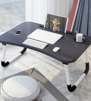 Wooden Laptop Table - ( Black Colour )